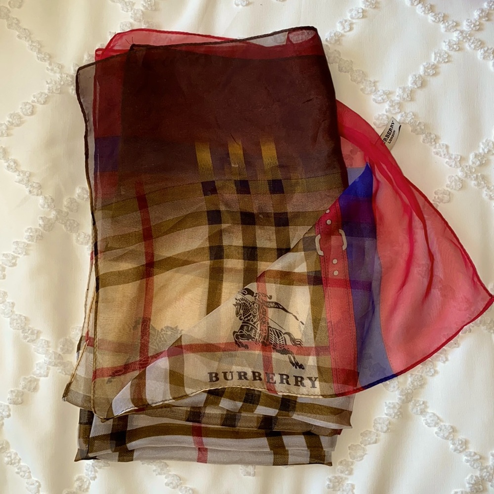 Burberry Authentic Silk Scarf